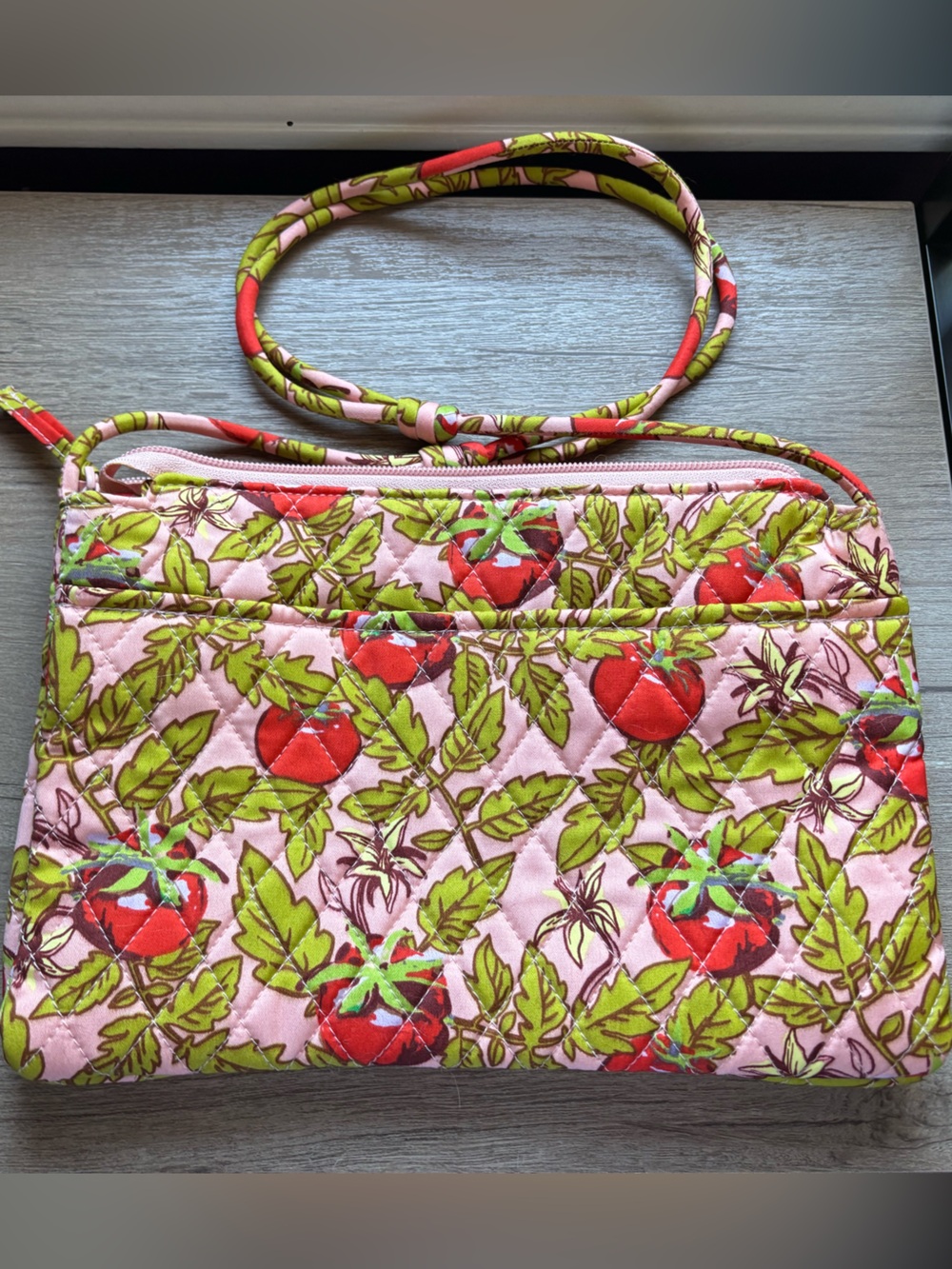 Vera Bradley Foxbury Crossbody in Tomato Vines